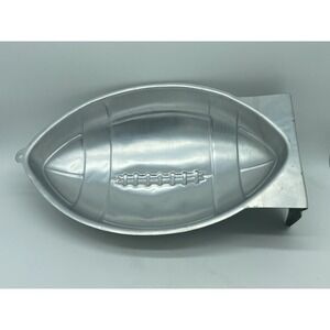 Wilton Football Cake Pan Aluminum Baking Mold Vintage 1990 #2105-6504‎ EUC